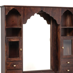 Saffron Sheesham Wood Dressing Table with Mirror