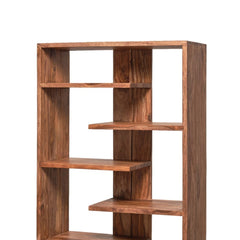 Live Edge Sheesham Wood Designer Book Rack