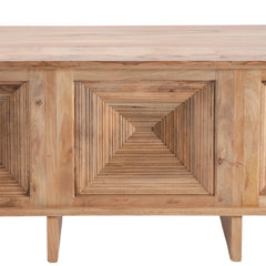Patwin Carved Mango Wood Writing Desk