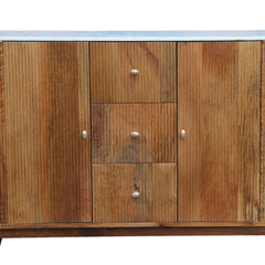 Rustic Pelle Marble Top Sideboard