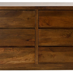 Conall 6-Drawer Dresser in Solid Mango Wood