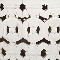 Marguerite Hand-Carved Round Coffee Table