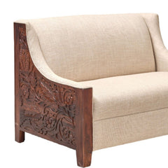 Savitri Sheesham Wood 2 Seater Sofa