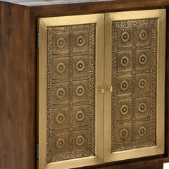 Kittur Mango Wood Shoe Cabinet