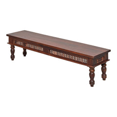 Rani Sheesham Wood Carved Dining Bench