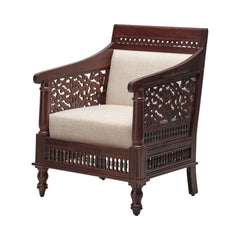 Lata Single Seater Sheesham Wood Sofa
