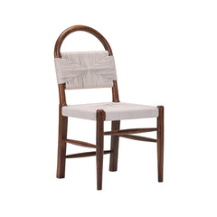 Winslet Mid-Century Modern Dining Chair with Woven Seat