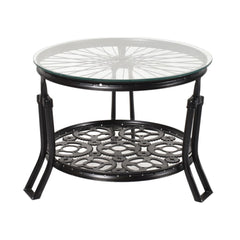 Peddler Iron & Glass Coffee Table