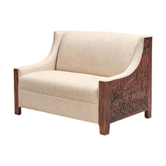 Savitri Sheesham Wood 2 Seater Sofa
