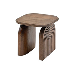 Derryn Side Table with Sculpted Wooden Legs