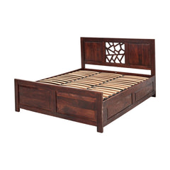 Blue City Sheesham Wood Storage Bed