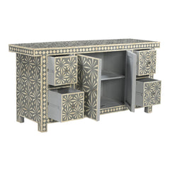 Kresley Bone Inlay Credenza Sideboard