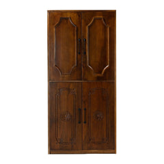 Handcrafted Mango Wood Carving Wardrobe