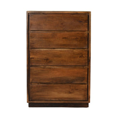 5-Drawer Poster Chest in Natural Finish