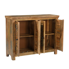 Guru 4-Door Solid Wood Shutter Sideboard