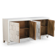 Alabaster Mosaic 4 Door Sideboard