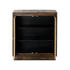 Kittur Mango Wood Shoe Cabinet