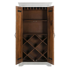 Carved Lace Bar Cabinet
