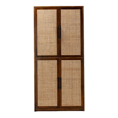 Cane Sheesham Wood Wardrobe