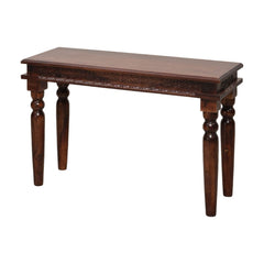 Lata Sheesham Wood Hand-Carved Console Table