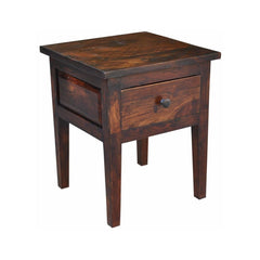 Tahoe Sheesham Wood 1-Drawer Lamp Table