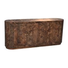 Medyna Burl Veneer 4-Door Sideboard