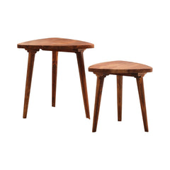 Parola Sheesham Wood Nesting Table Set