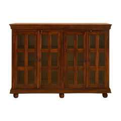 24 Glass Sheesham Sideboard