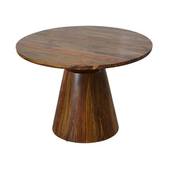 Nandin Mango Wood Pedestal Dining Table