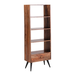 Everett Acacia Bookcase