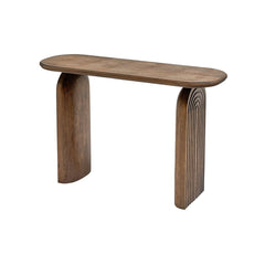 Derryn Console Table with Sculpted Wooden Legs