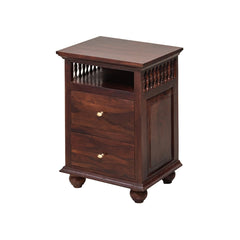 Aruna Carved Spindle Night Stand