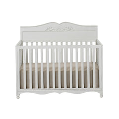 Luxury Vintage Baby Crib Crafted in Mango Wood & Fabric