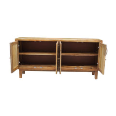 Liva Mango Wood Bone Inlay Chest