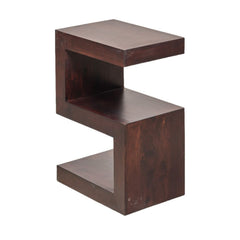 Henry Sheesham Wood Z-Shaped Side Table