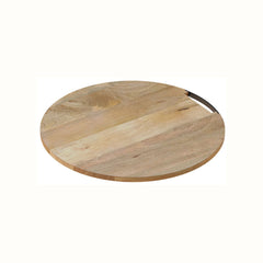 Cambridge Large Round Solid Mango Wood Cutting Board