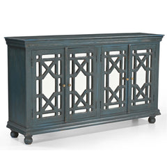Guru 4-Door Lattice Pattern Sideboard