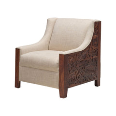 Savitri Sheesham Wood Single Seater Sofa
