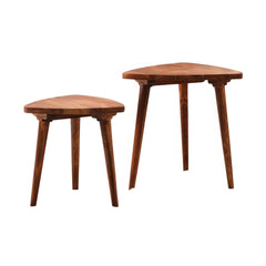 Parola Sheesham Wood Nesting Table Set