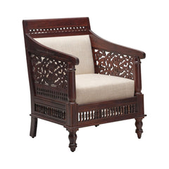 Lata Single Seater Sheesham Wood Sofa