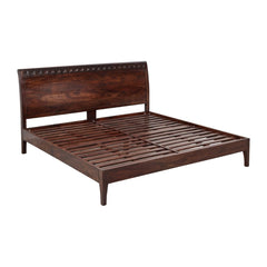 Anasuya Hand-Carved Sheesham Wood Bed