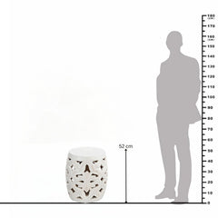 Rimsa Carved Side Table