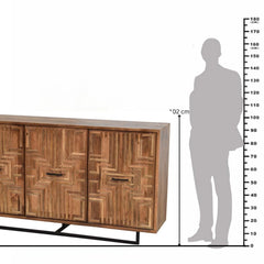 Kaiden 3 - Door Solid Wood Sideboard