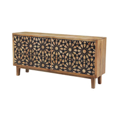 Liva Mango Wood Bone Inlay Chest