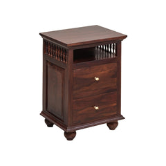 Aruna Carved Spindle Night Stand