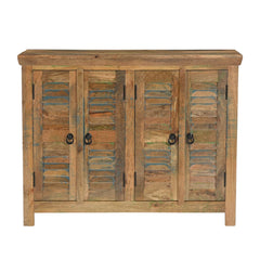Guru 4-Door Solid Wood Shutter Sideboard