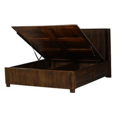 Reed Mango Wood King Storage Bed