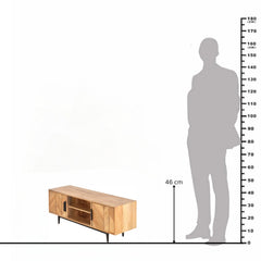 Edra Light Mango Wood Wide TV Unit