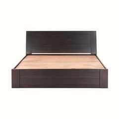 Jaipur Solid Sheesham Wood Queen Size Bed with Hydraulic Lift-Up Storage
