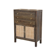 Rhys Mango Wood Cane Storage Chest
